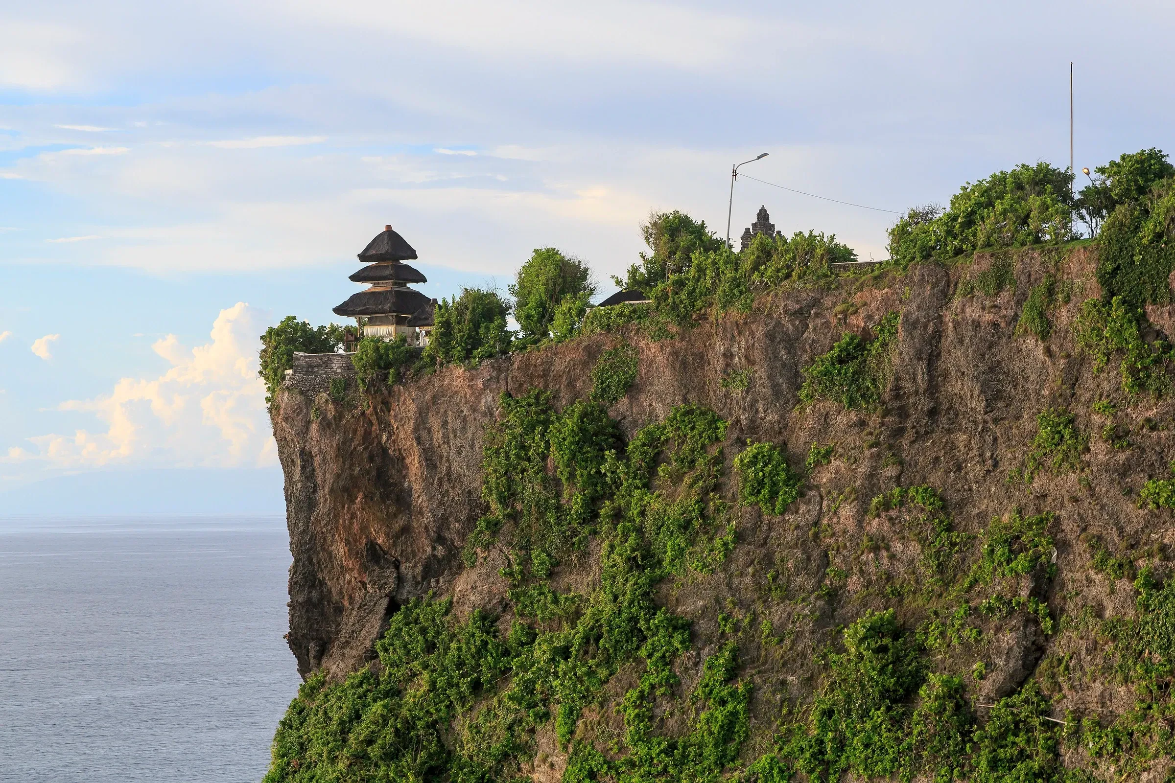 Pura Luhur Uluwatu on its sea cliff in southern Bali