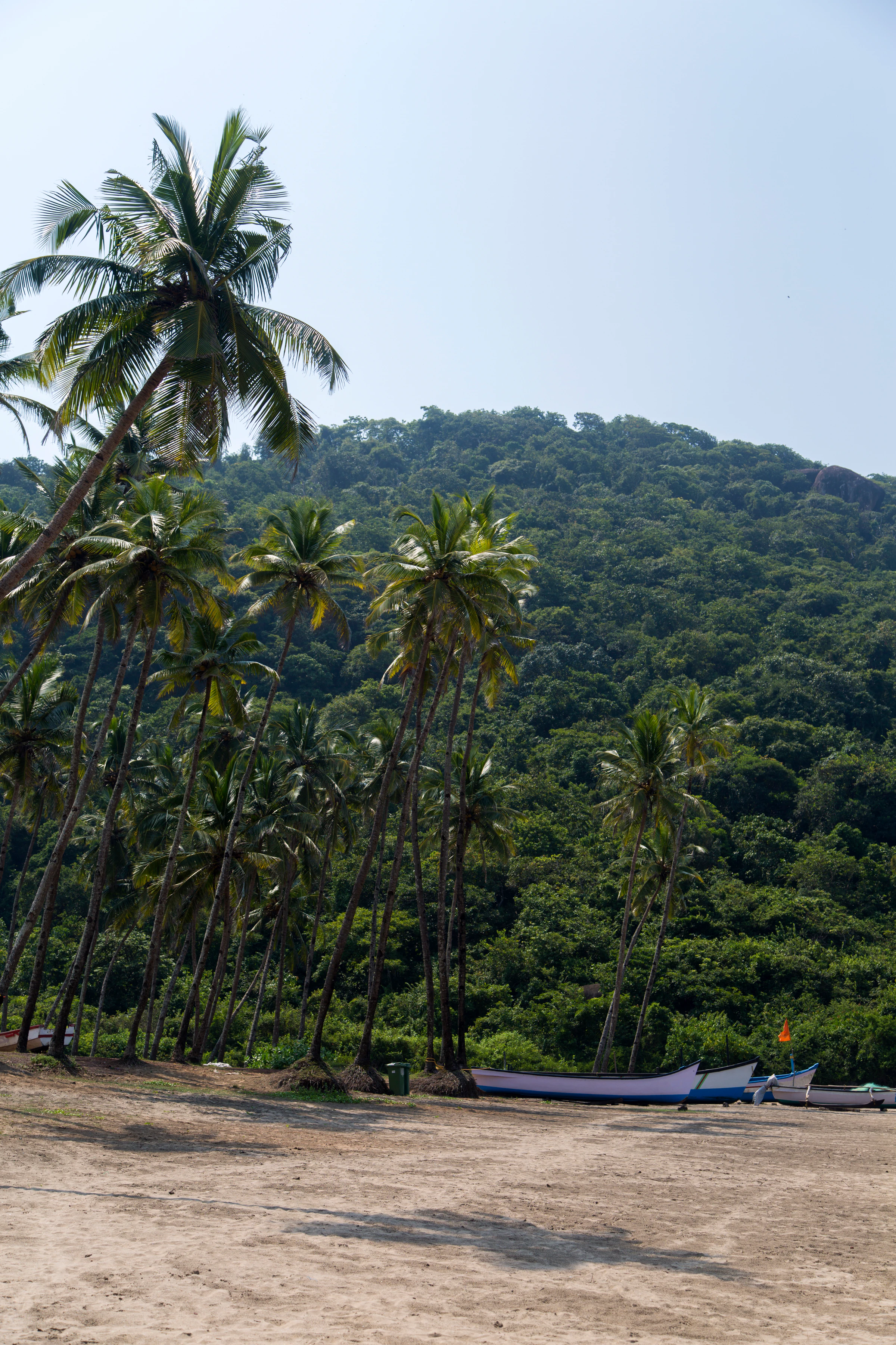 North Goa's cliffs and cafes at Anjuna