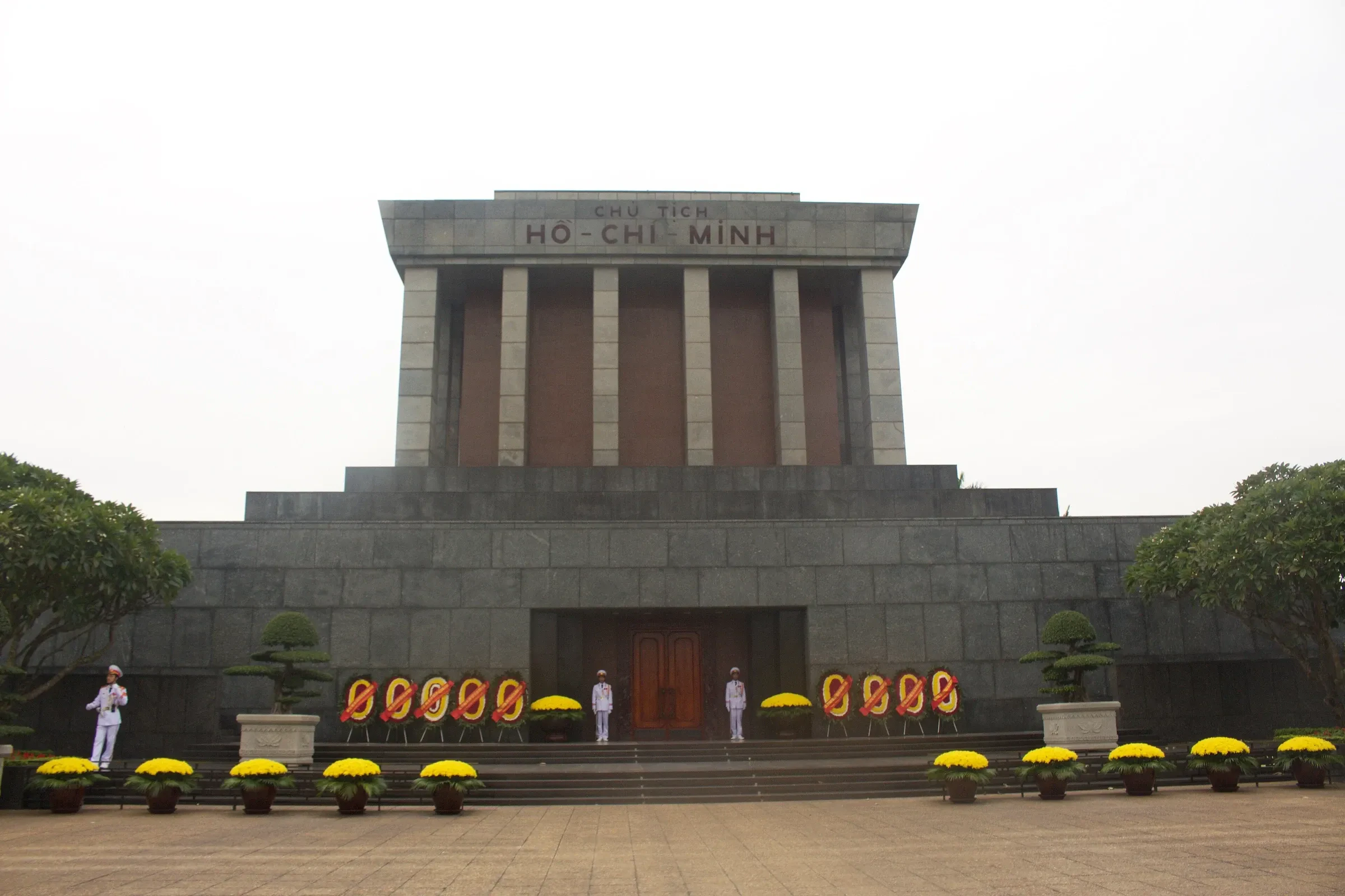 The Ho Chi Minh Mausoleum in Ba Dinh Square, Hanoi