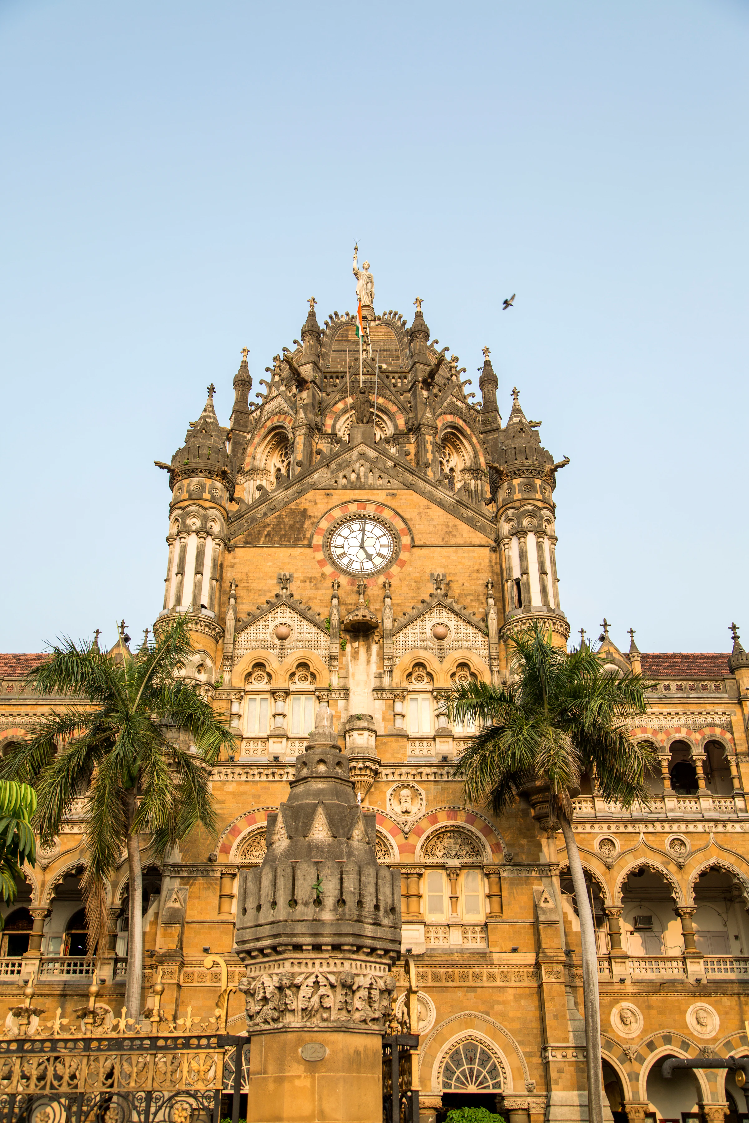 The Gothic spires of Chhatrapati Shivaji Maharaj Terminus, the Mumbai station many travellers start from