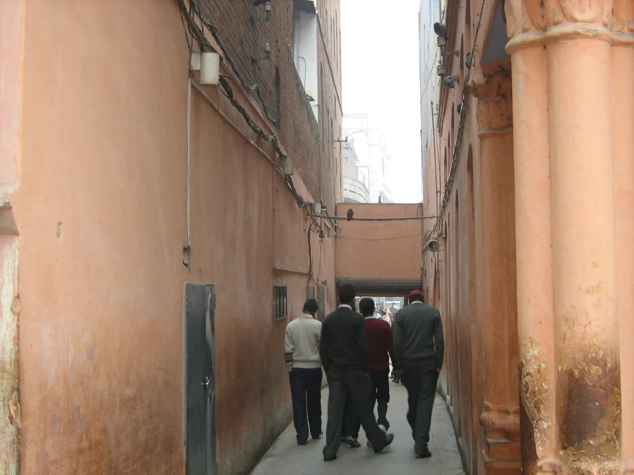 The narrow passage leading into the Jallianwala Bagh memorial garden in Amritsar