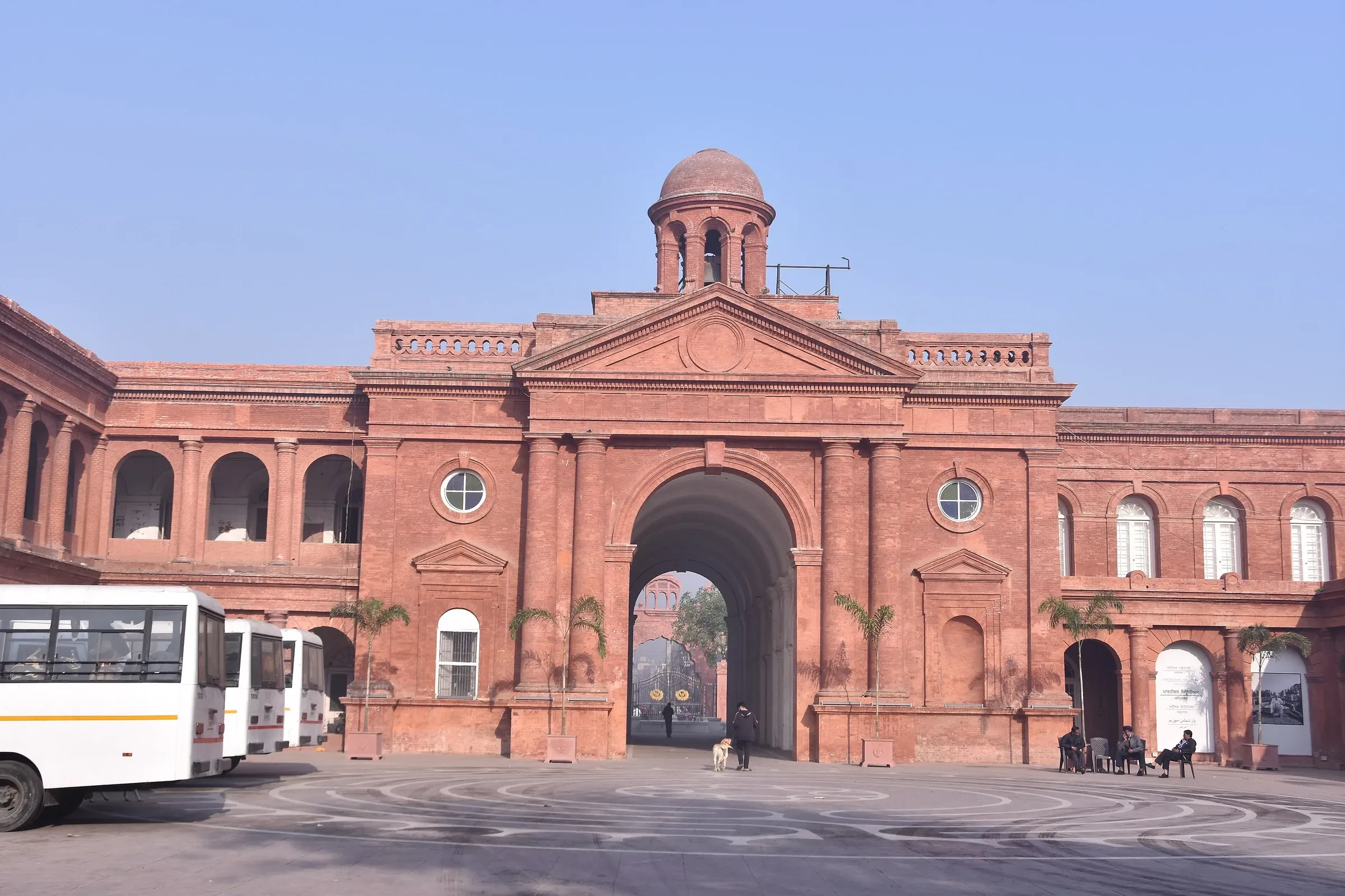 The red brick Town Hall in Amritsar that now houses the Partition Museum