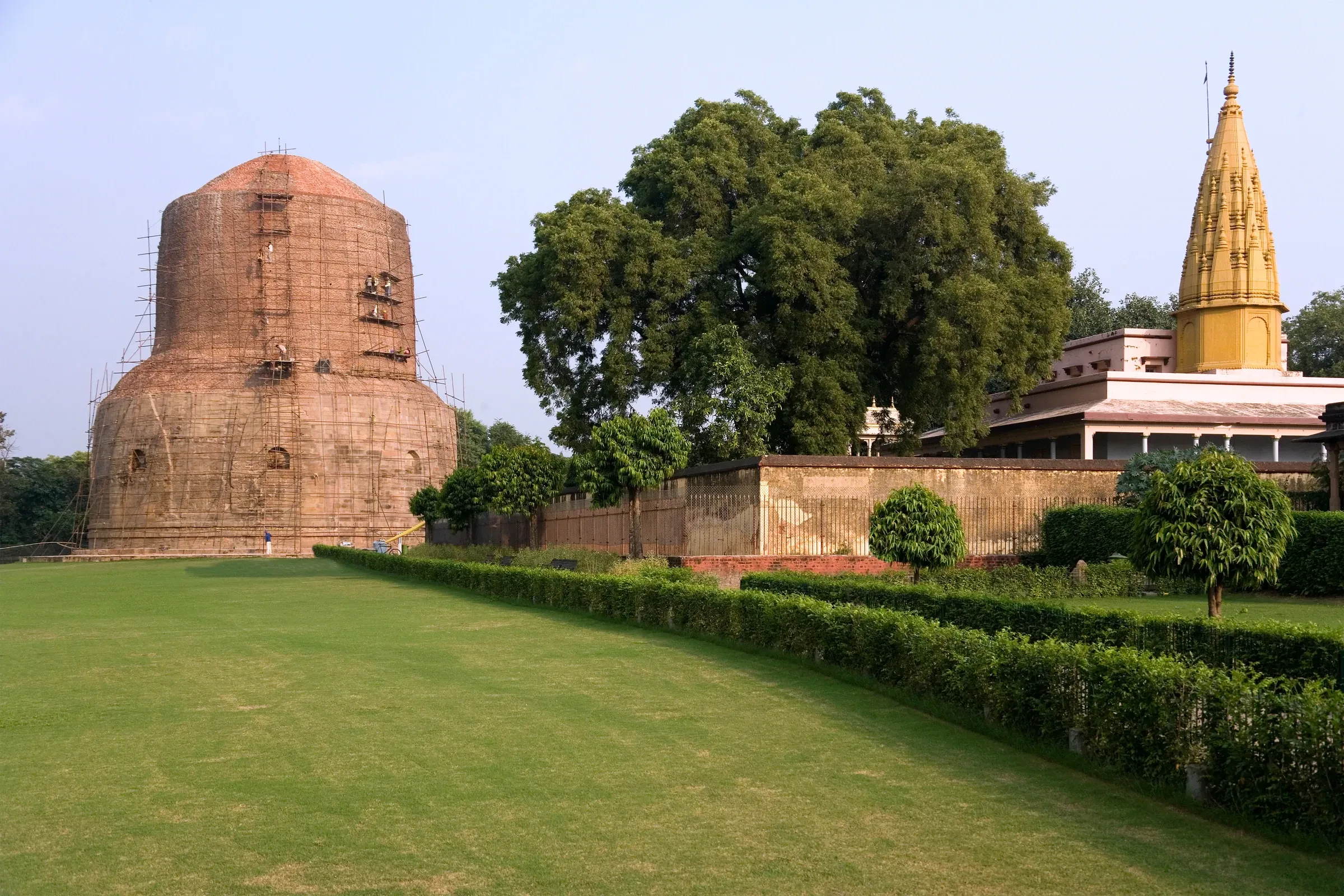 The Dhamek Stupa at Sarnath near Varanasi