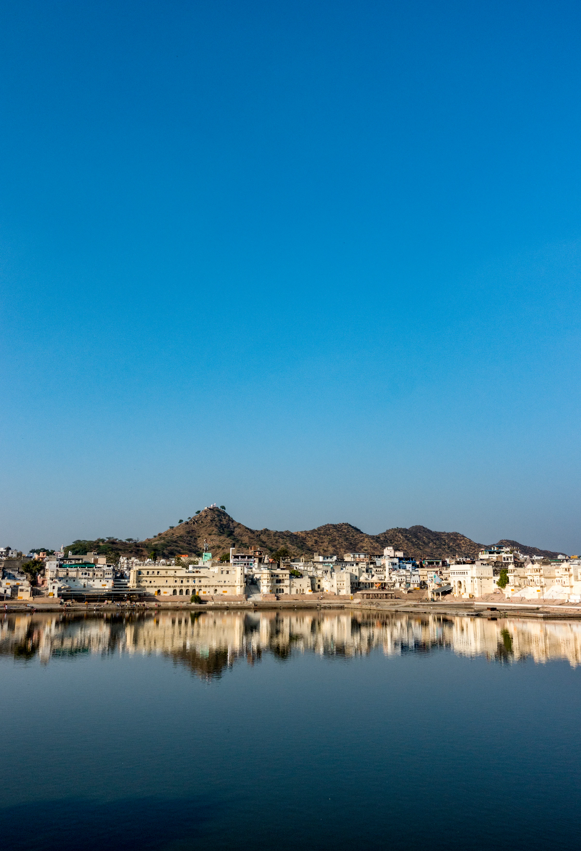 Pushkar Lake, the sacred lake where pilgrims bathe on Kartik Purnima