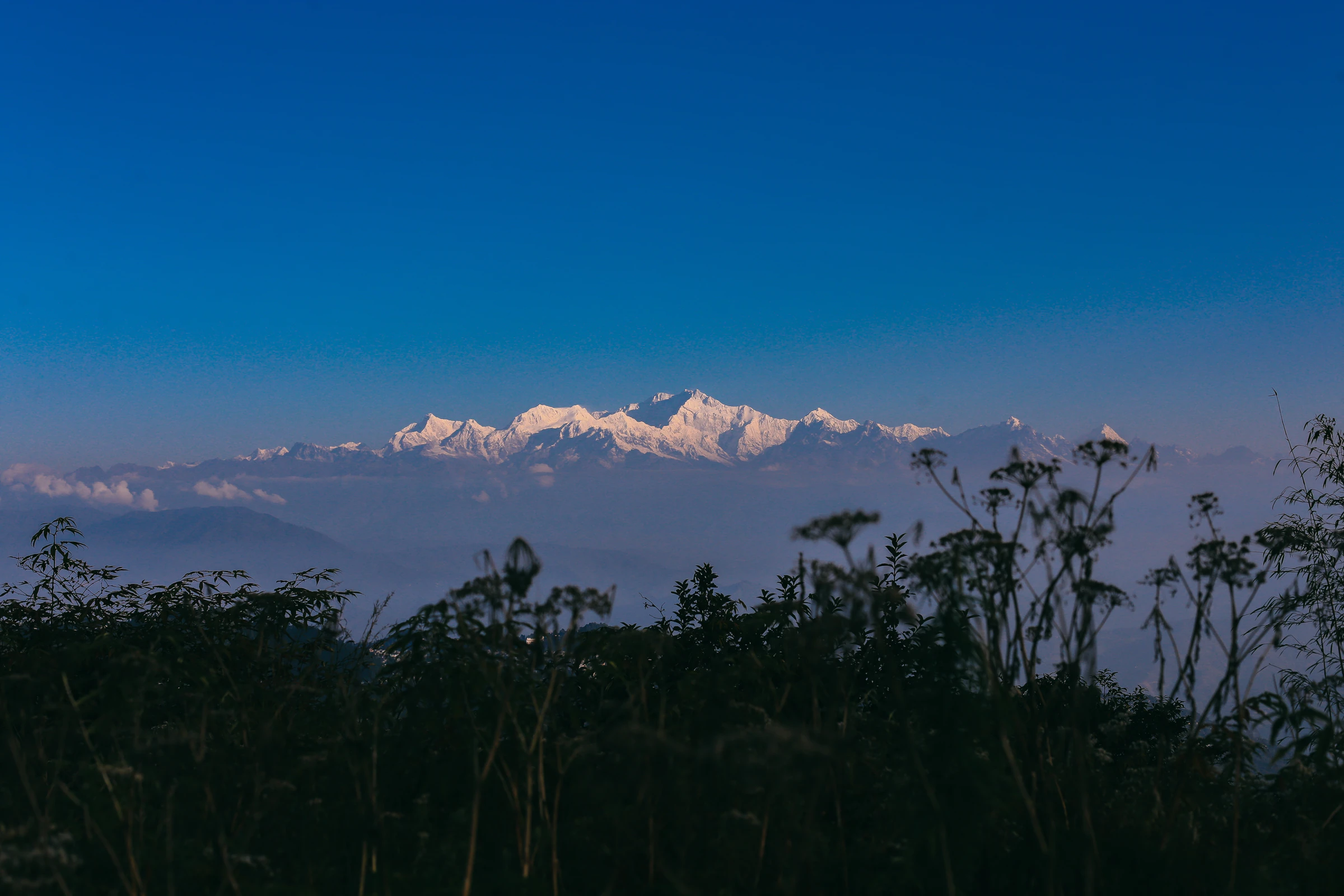 Kanchenjunga at sunrise seen from Tiger Hill, Darjeeling