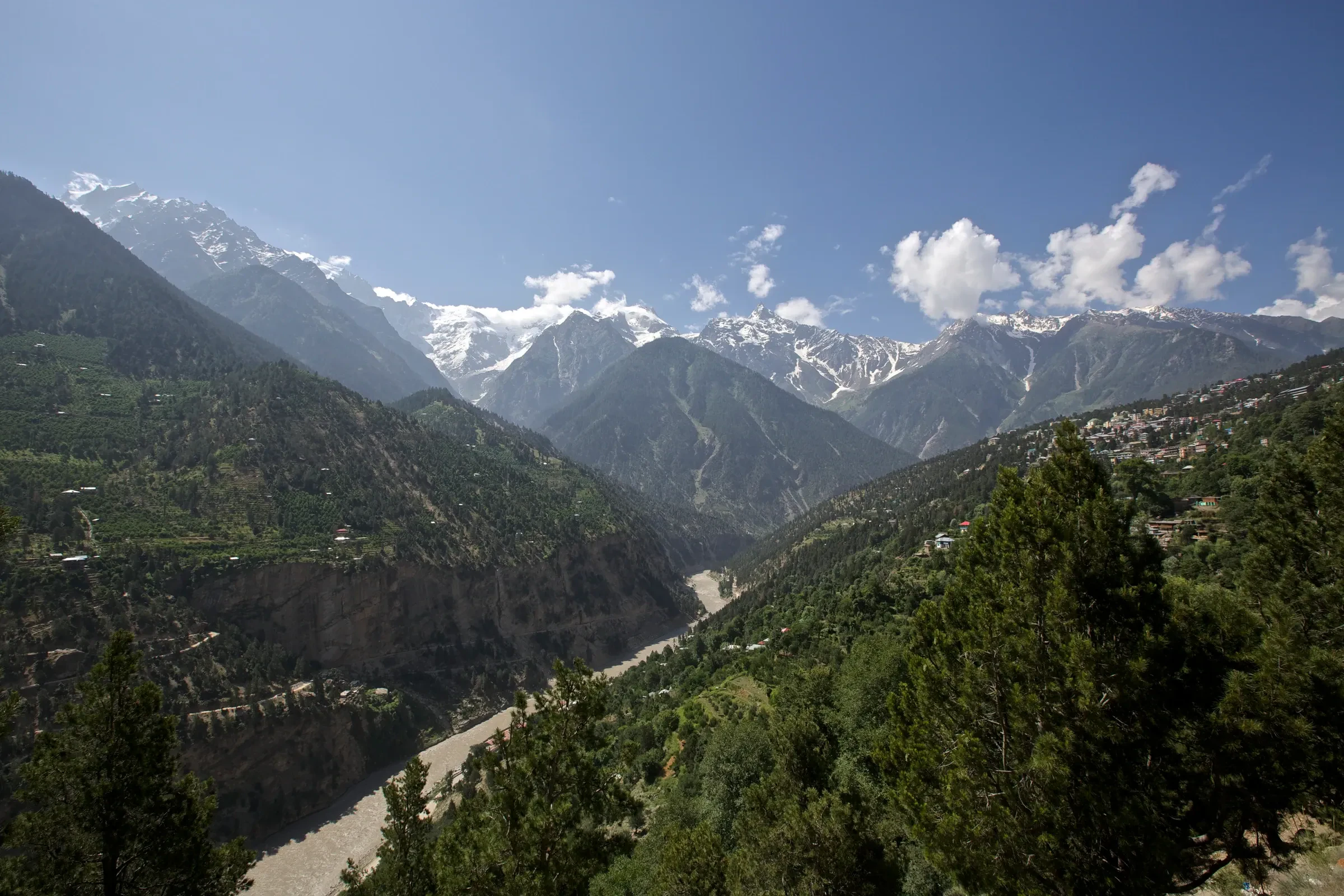 The Sutlej valley near Nako, on the Shimla road through Kinnaur