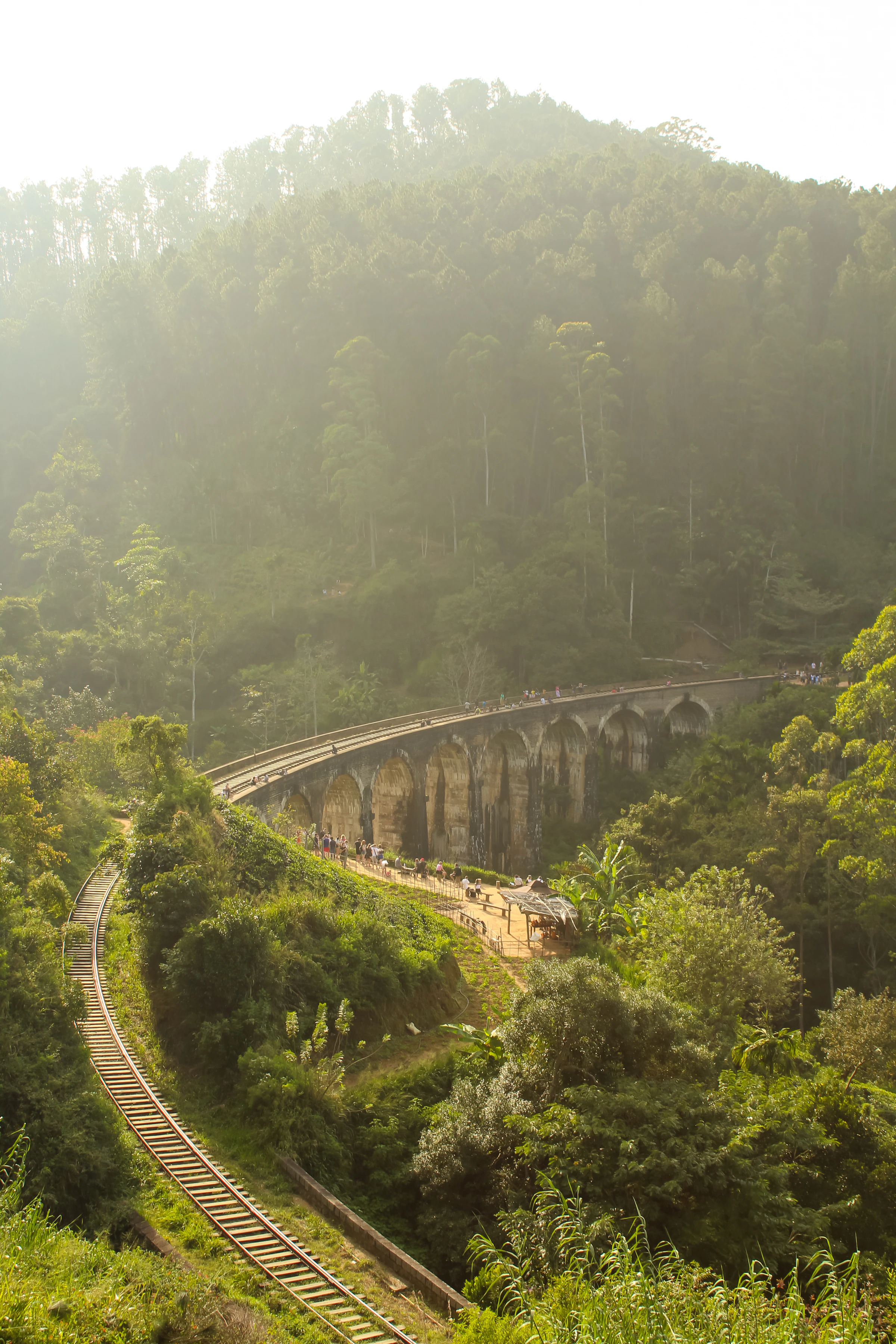 The Nine Arches Bridge in Sri Lanka's hill country