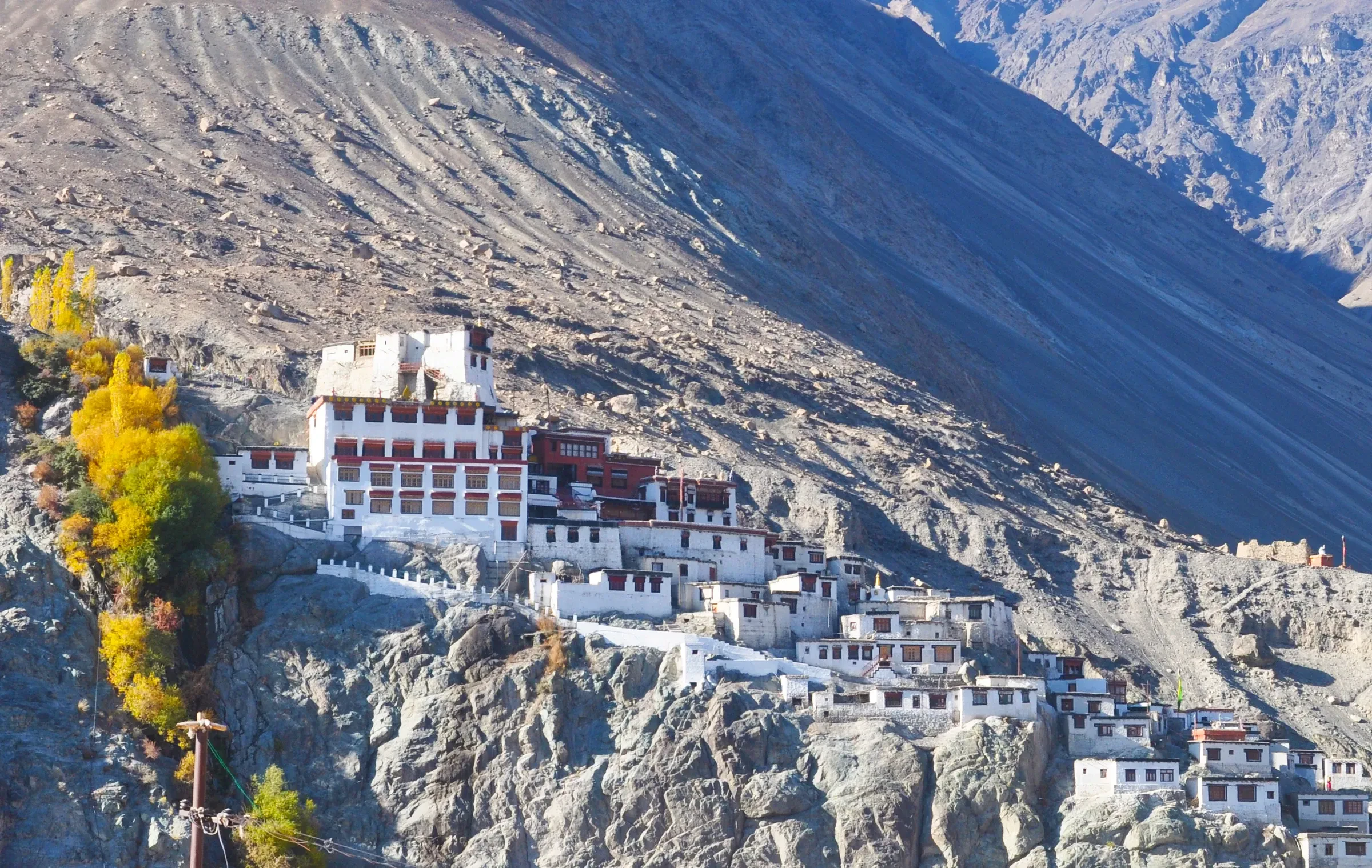 Diskit Monastery on the hillside above the Nubra Valley