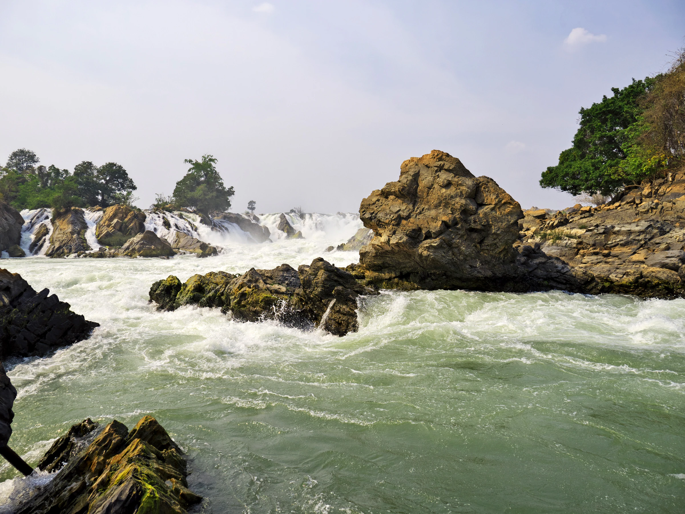 Khone Phapheng Falls, where the Mekong crosses into Cambodia