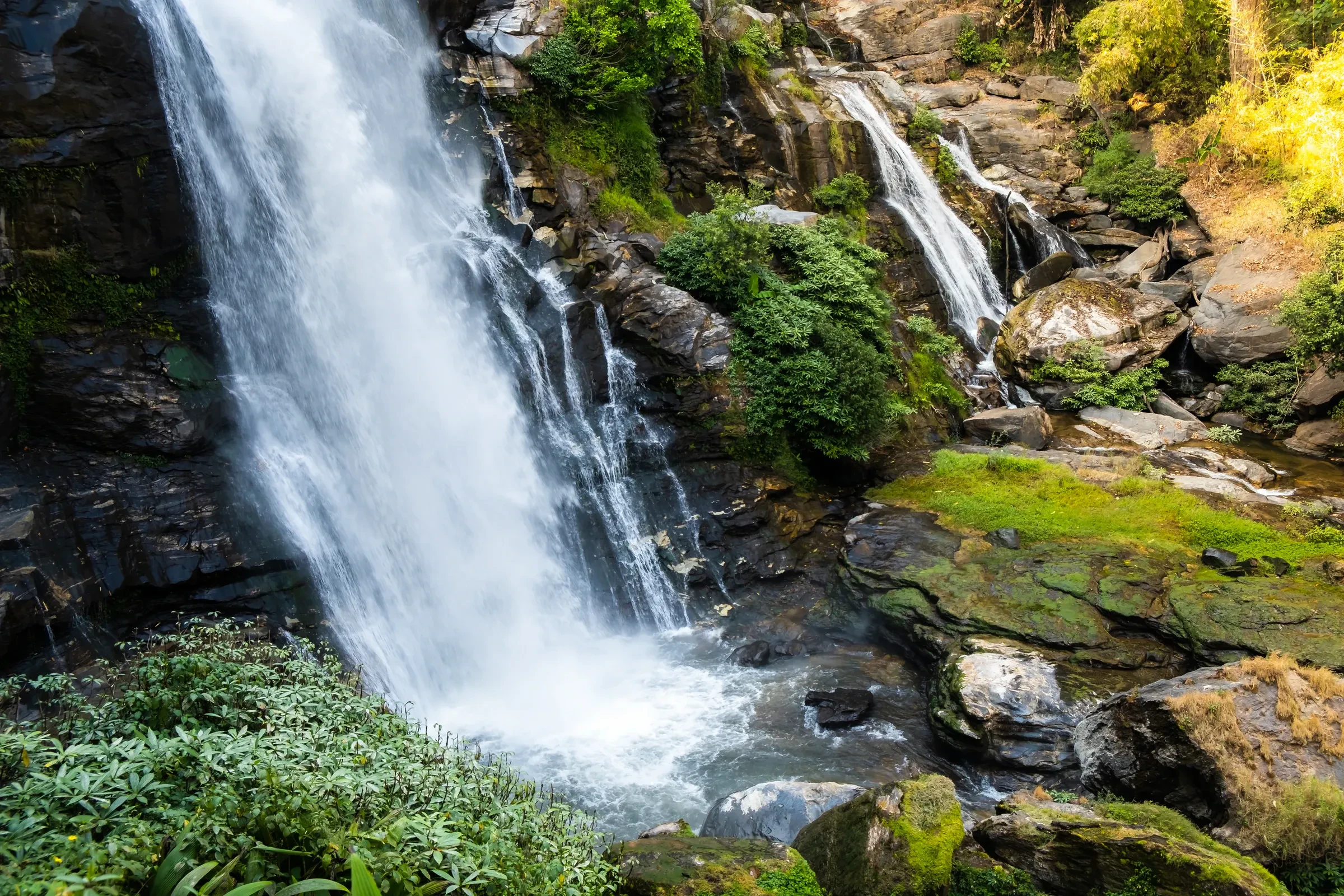 Wachirathan waterfall at Doi Inthanon National Park