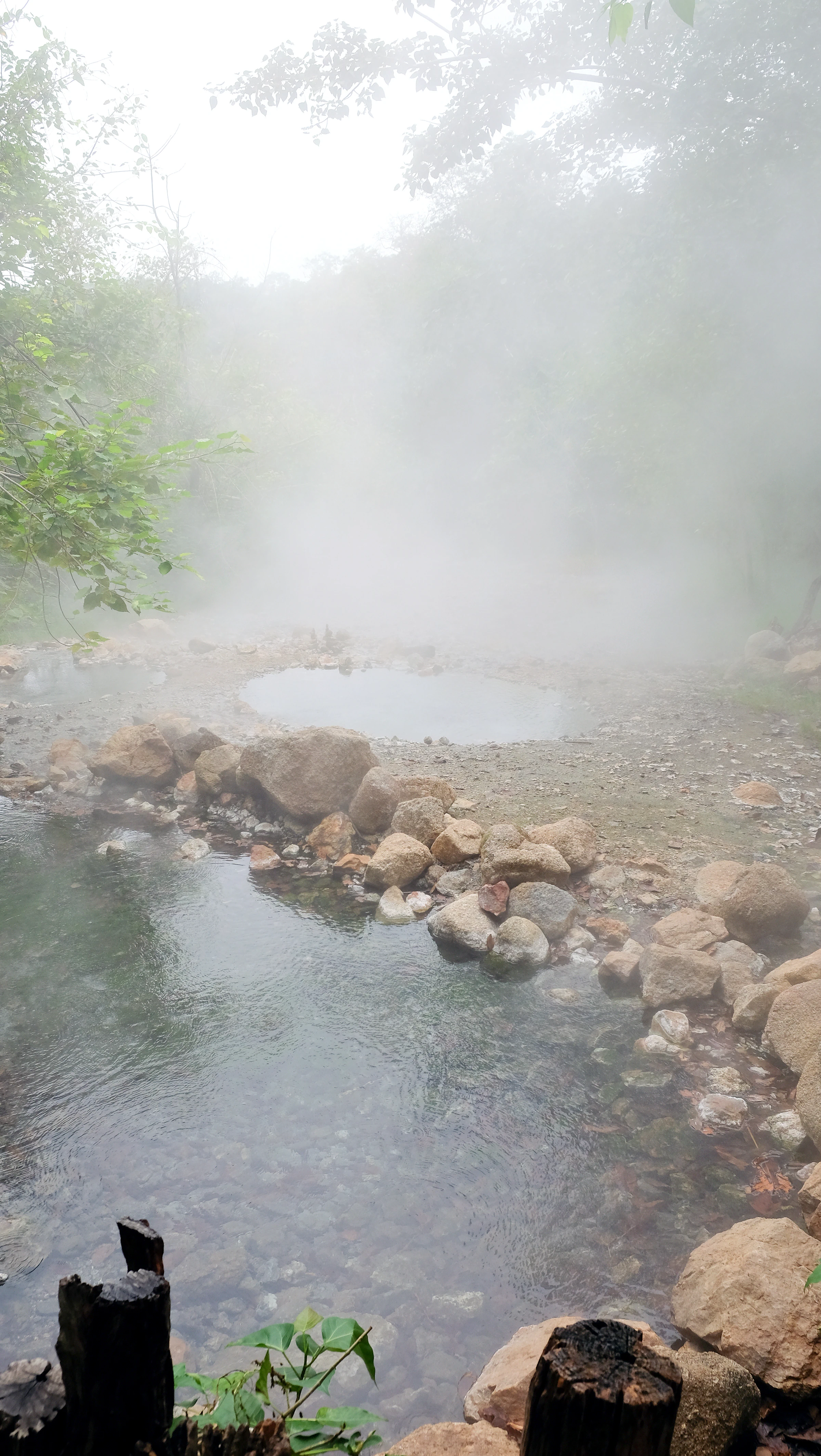 The natural hot spring pools at Tha Pai, Mae Hong Son