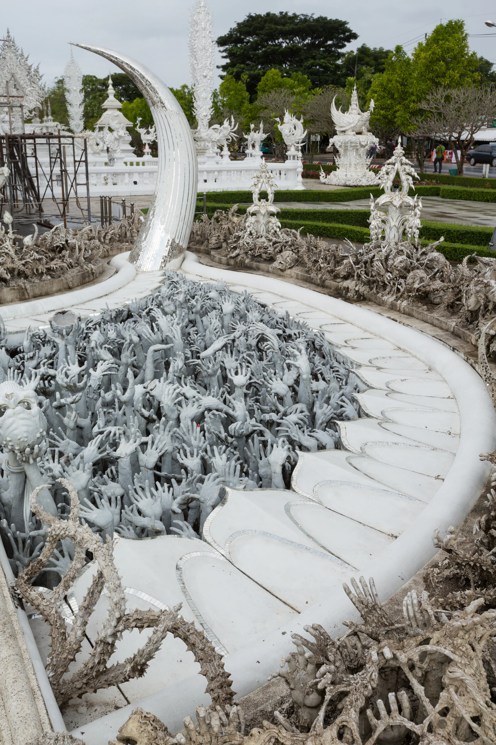 The White Temple, Wat Rong Khun, in Chiang Rai