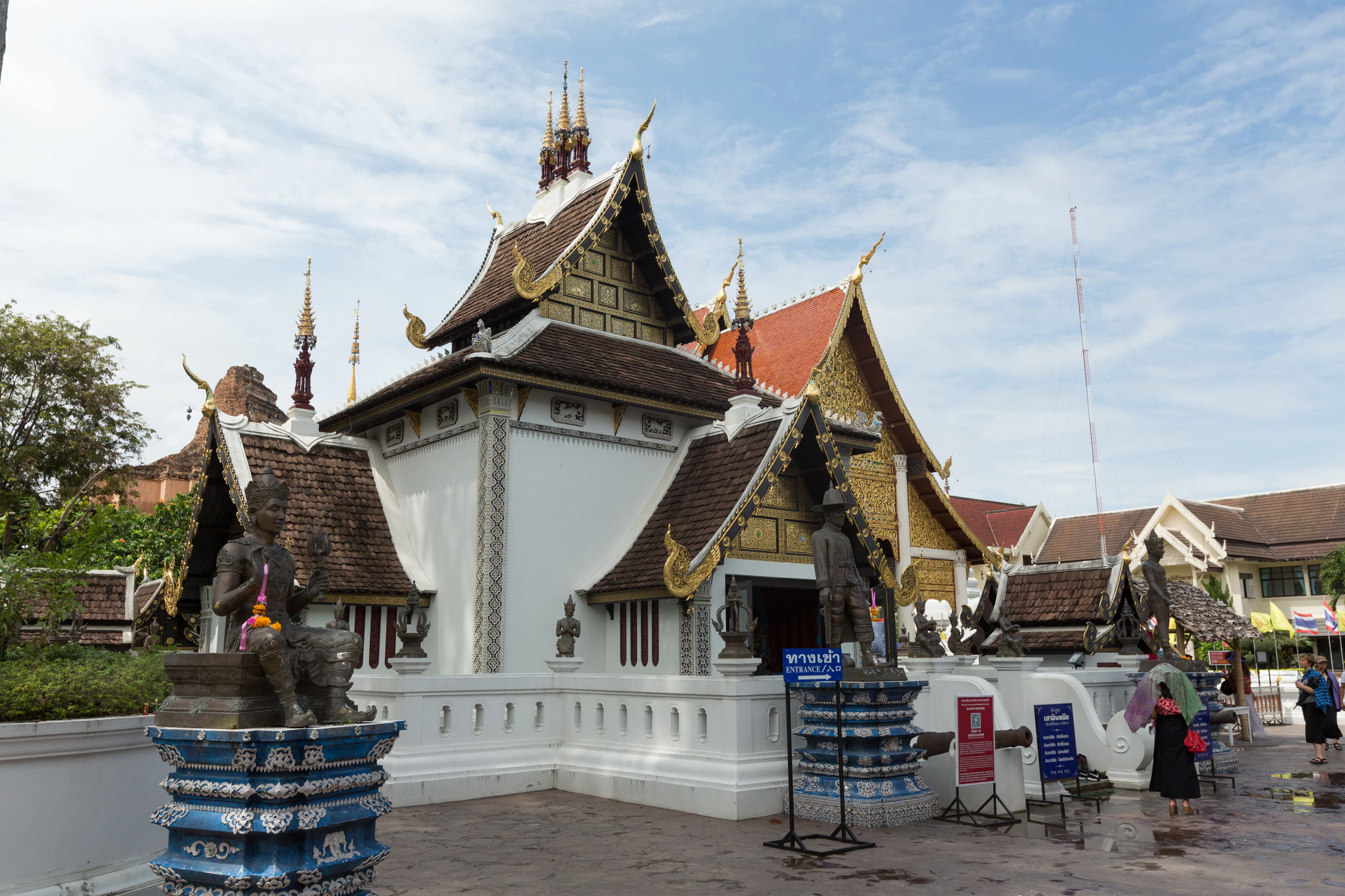 Wat Chedi Luang in Chiang Mai's old city