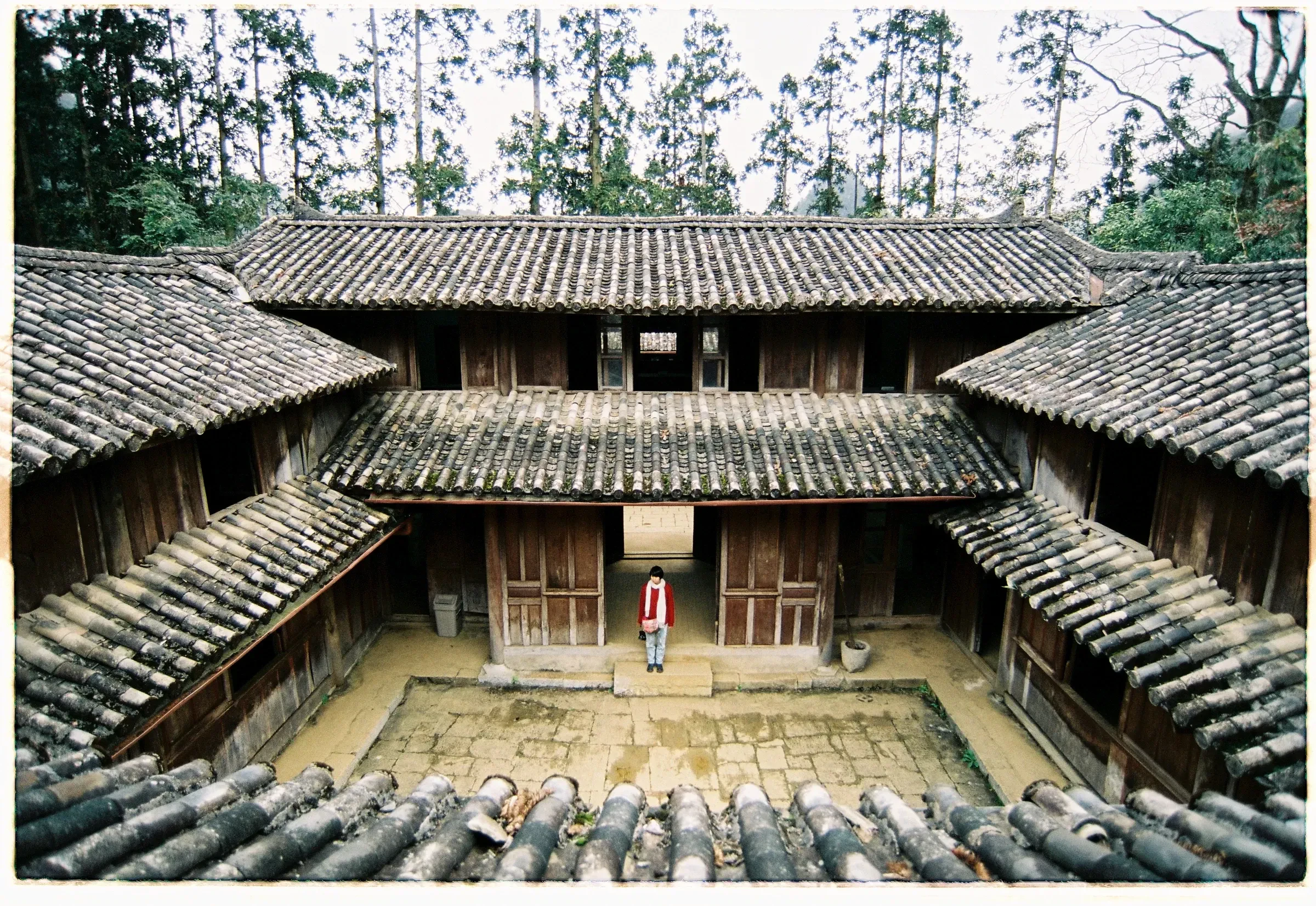 The courtyard of the Vuong family palace at Sa Phin in Dong Van district