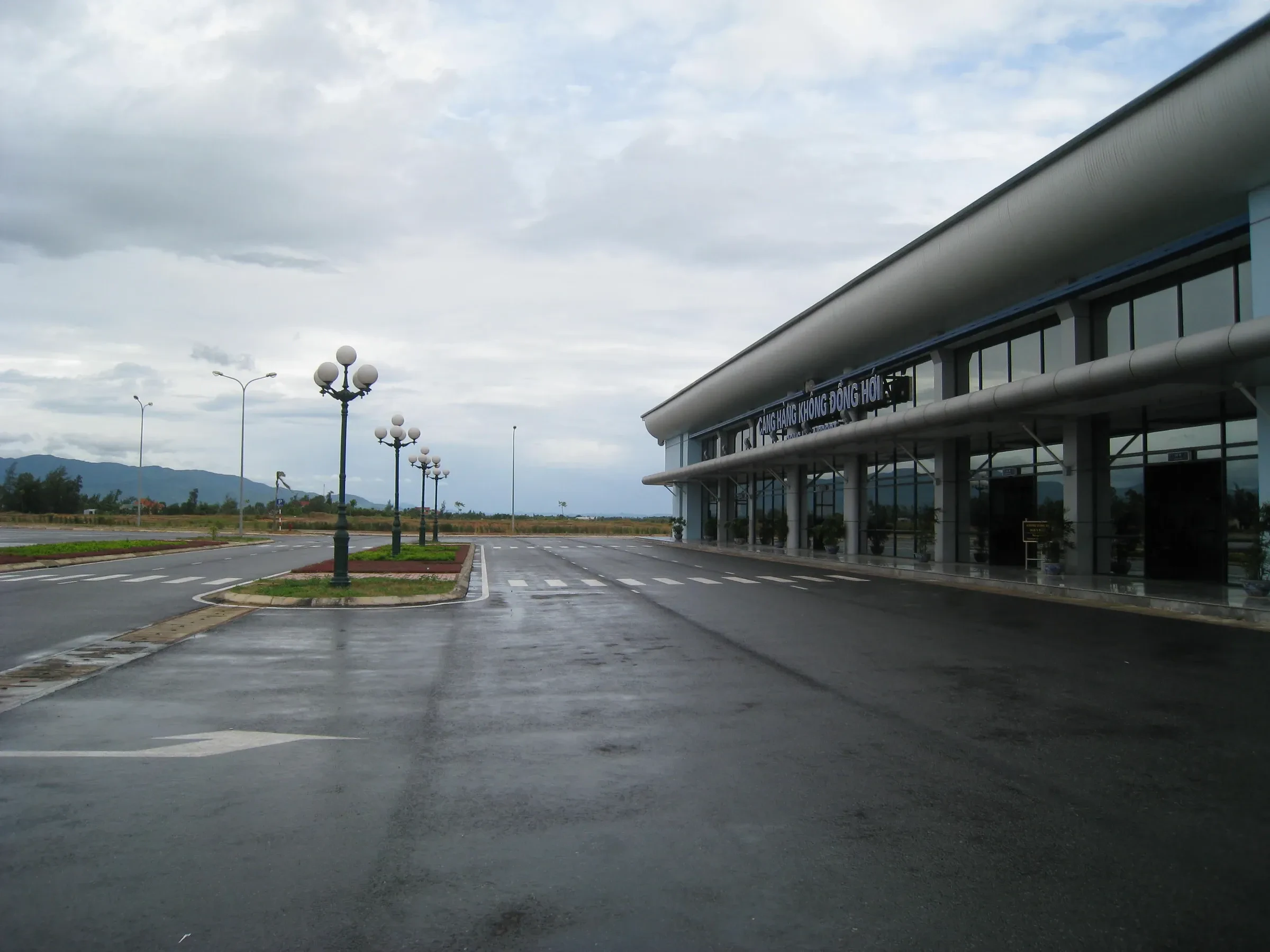 The terminal at Dong Hoi Airport, gateway to Phong Nha-Ke Bang