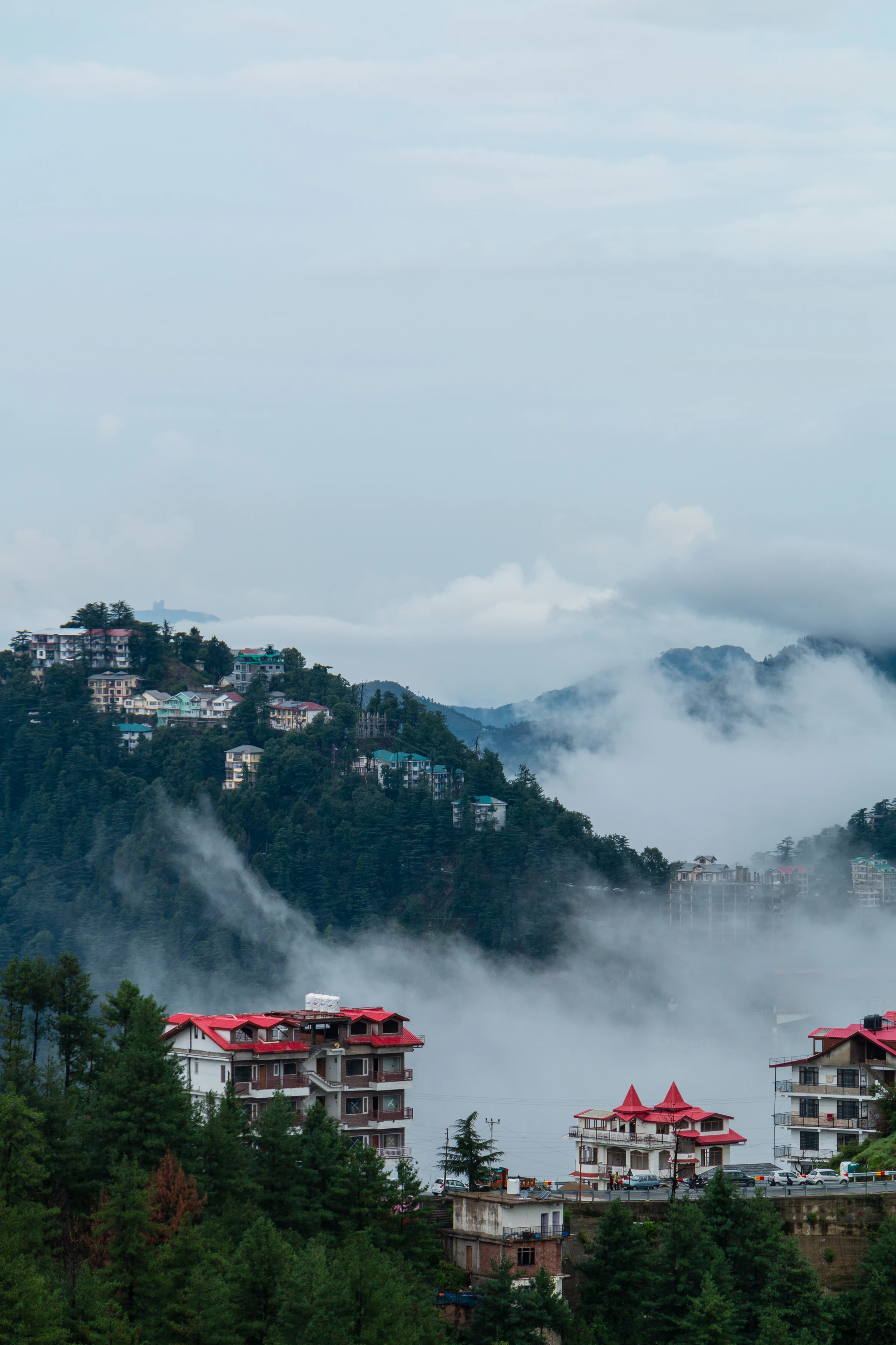 The hill station of Shimla, where the ride ends