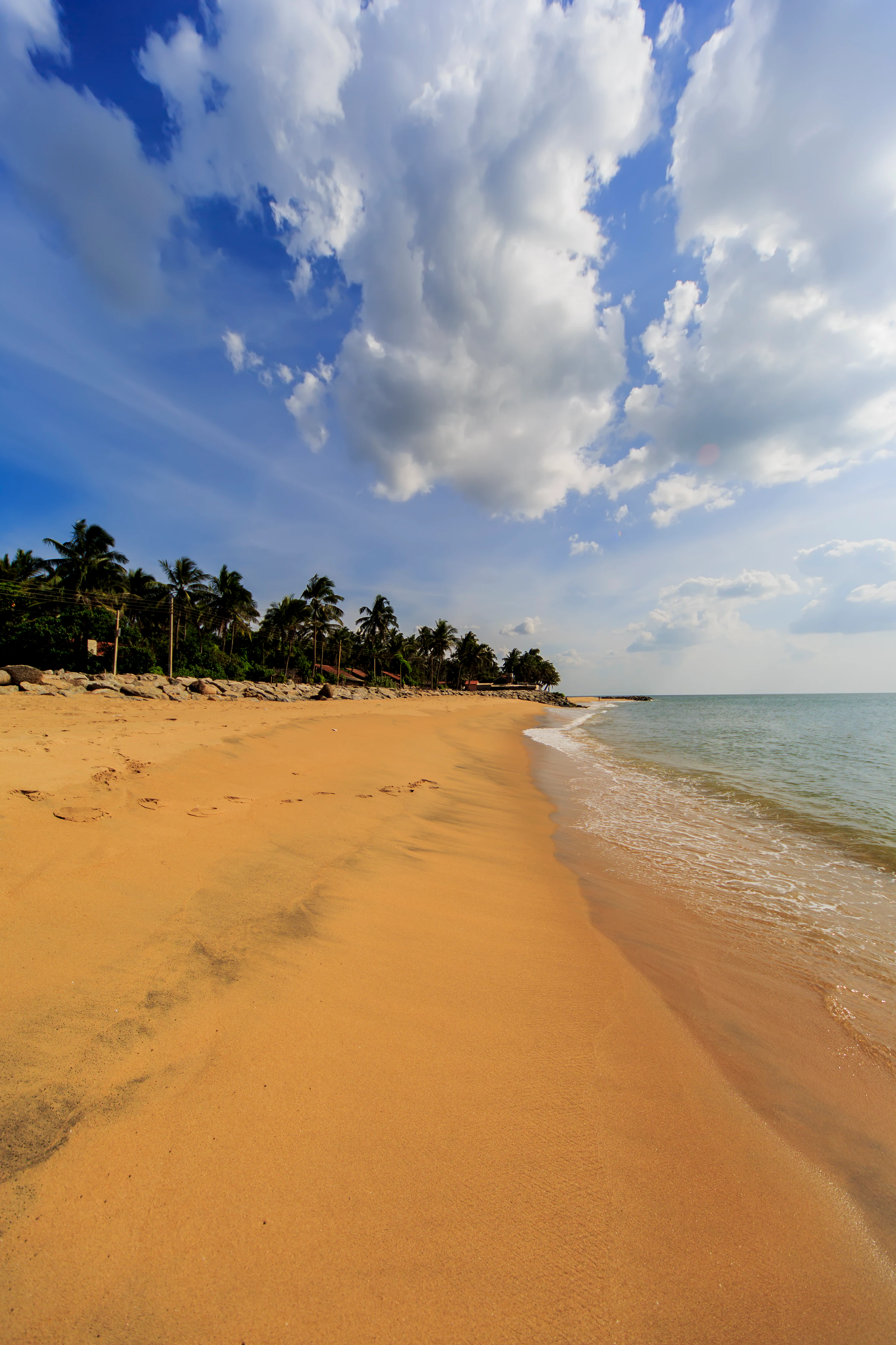 A beach scene near Negombo, close to Colombo airport